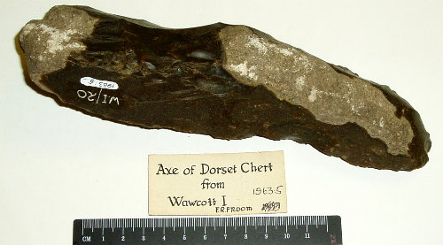Mesolithic tranchet axe, Kintbury